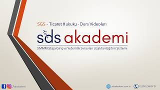 Ticaret Hukuku SGS Örnek