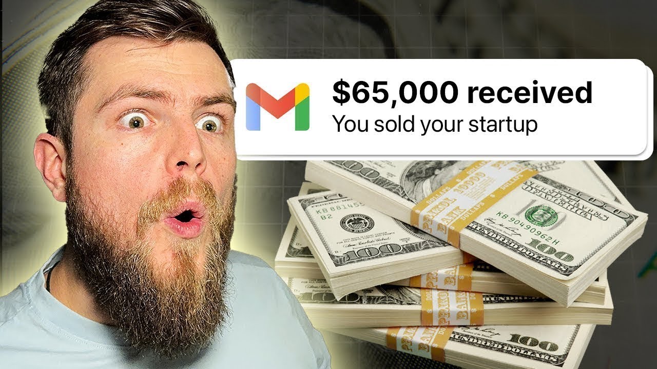 I SOLD my AI startup for $65,000 (I made it in 48h)