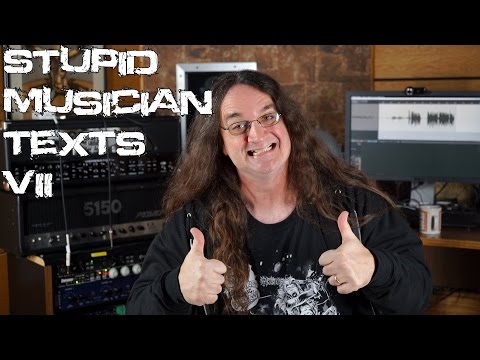 Stupid Musician Texts VII | SpectreSoundStudios