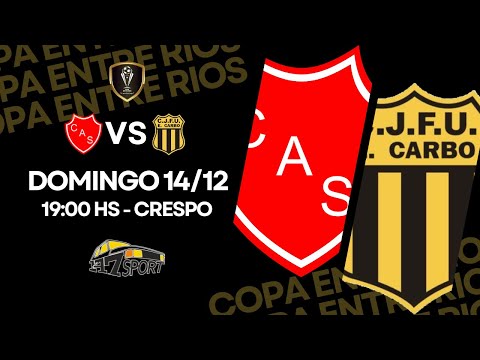 Copa Entre Ríos de Fútbol - Sarmiento de Crespo vs. Juventud y Ferrocarril de Enrique Carbó