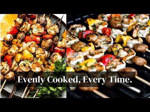 How to Grill Shrimp and Veggies Perfectly at the Same Time
