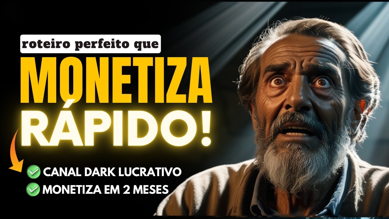 Replique este ROTEIRO DE CANAL DARK e MONETIZE em tempo RECORDE (TUTORIAL)
