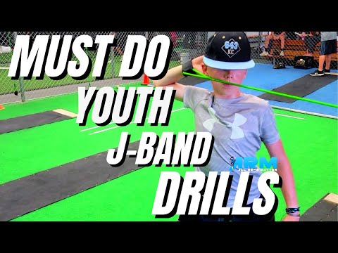 Must Do Youth J-Band Exercises For Beginner Baseball Pitchers & Throwers