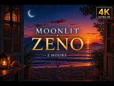 Beach Sunset Waves 🌅🌊   2 Hours Relaxing Ocean Sounds for Sleep & Calm