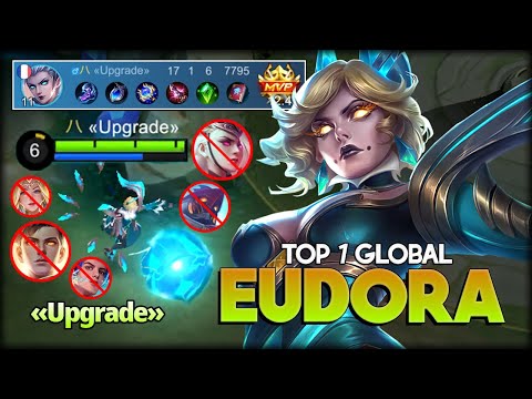 Thunder Girl Destroyed Everything! «Upgrade» Top 1 Global Eudora - Mobile Legends: Bang Bang