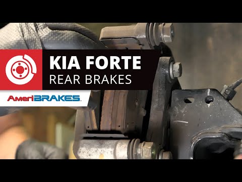 HOW TO REPLACE REAR BRAKE SET | KIA FORTE | 2018 2019 2020 2021 2022 | AmeriBRAKES