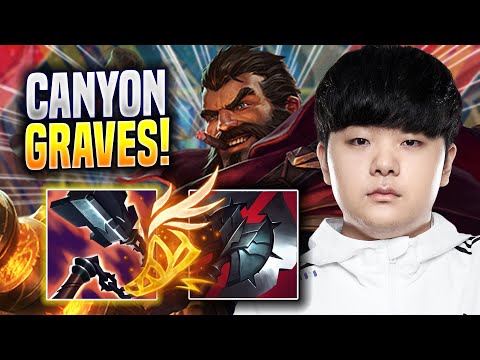 CANYON PERFECT GAME WITH GRAVES! - DK Canyon Plays Graves JUNGLE vs Sylas! | Season 2023