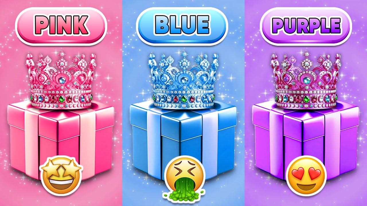 Choose Your Gift...! 💗💙💜 Pink, Blue or Purple | How Lucky Are You? 😱 Quiz Shiba