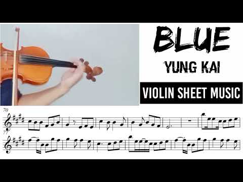 Free Sheet || Blue - Yung Kai || Violin Sheet Music
