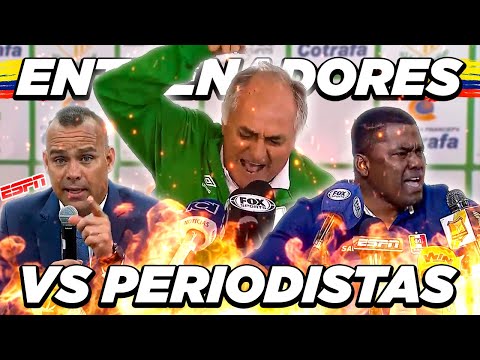 🔥FIGHTS between COLOMBIAN COACHES vs. JOURNALISTS💥🇨🇴😱| CAMILO MD