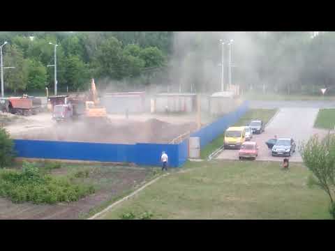 Лимон из косточки/обзор балкона/котлован роют/ветер дождь