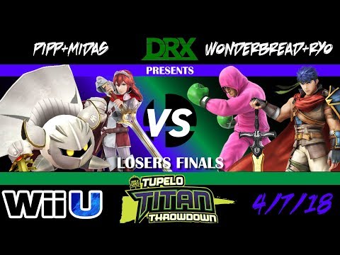 TTT2 - Dubs - Pipp & Midas vs WonderBread & Ryo - Smash 4 - Wii U