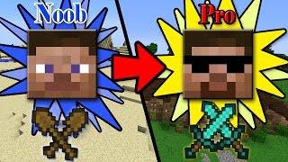 5 FAST&EASY Ways to Transform from NOOB to PRO in Minecraft