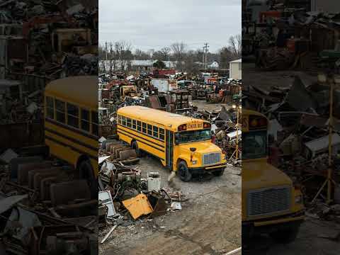 Restoring an Abandoned School Bus