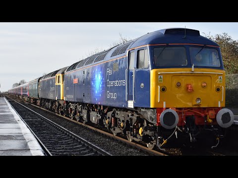 Rail Operations Group 47815 + 47812 Dragging GWR MK3s Laira - Ely Mlf Papworth Sidings @ 17/12/18