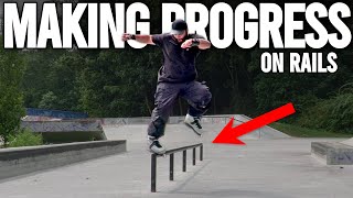 Beating My Fear Of Rails // Faction Plastik // Aggressive Inline Skate Vlog