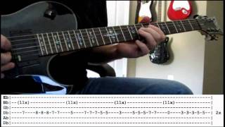 Seether - Forsaken guitar cover WITH TABS