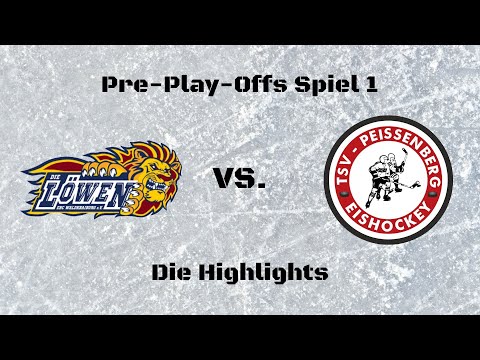 EHC Waldkraiburg "Die Löwen" vs. TSV Peißenberg "Eishackler" | Die Highlights