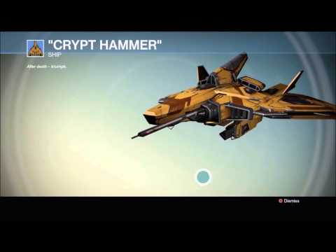 Destiny, Crypt hammer playstation exclusive rare jumpship