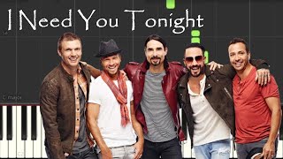 Backstreet Boys - I Need You Tonight - Piano Tutorial by Easy Piano