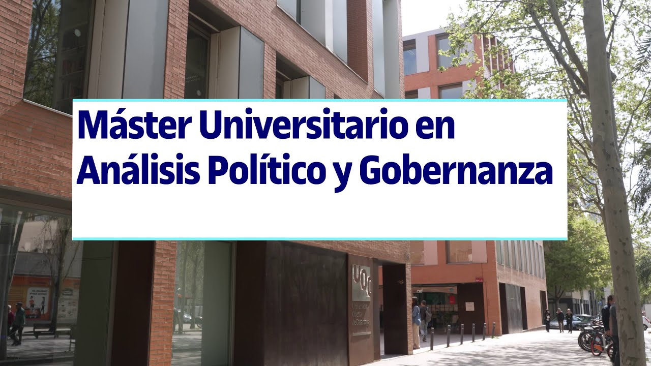 Presentación del máster video link