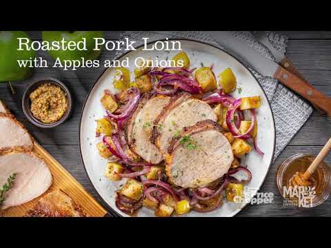 Roasted Pork Loin with Apples and Onions | Price Chopper Cooking How-To