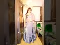 Male Wearing Satin Saree And 2 Umbrella Ghagra Choli In 6th Day Of Navratri 2022