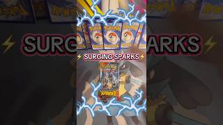 OPENING POKEMON SURGING SPARKS⚡️ #pokemon #pokemoncards #pokemontcg #pokémon #surgingsparks #viral