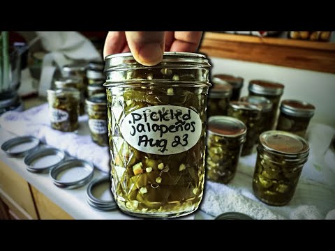 CANNING PICKLED JALAPEÑOS | Waterbath Canning for Beginners | 2023