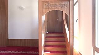 DEMOKRASİ MAHALLESİ'NİN BUTİK CAMİSİ HIZLA TAMAMLANIYOR