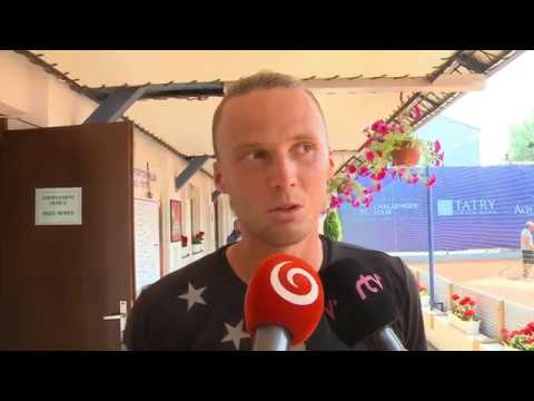 Poprad-Tatry Challenger 2018: 1R, interview, Jozef KOVALÍK (SVK) - Tomislav BRKIC (BIH) 6-4 7-5