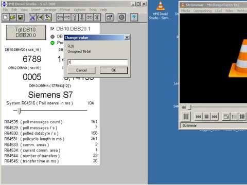 HMI Droid Studio - Siemens S7 300 - Test panel