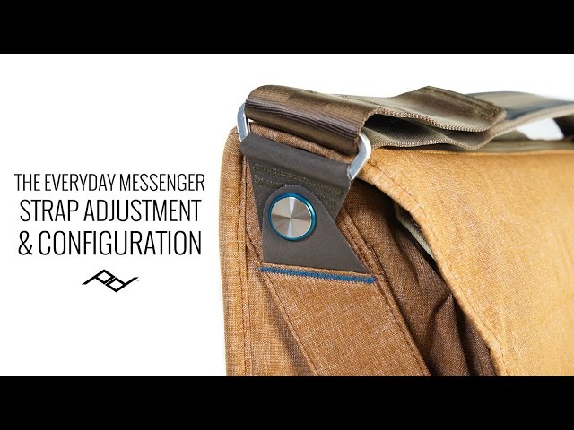 Video teaser for The Everyday Messenger Strap Adjustment & Instructions from Head Design Art Viger