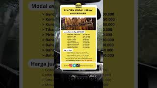Download lagu Rincian modal bisnis angkringan mp3