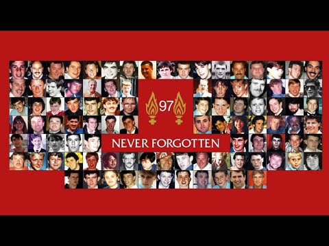 YNWA in memory of the 97 You'll Never Walk Alone 