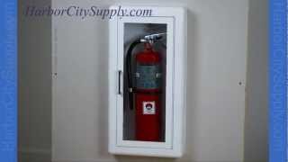 Semi-Recessed Fire Extinguisher Cabinet - JL Industries