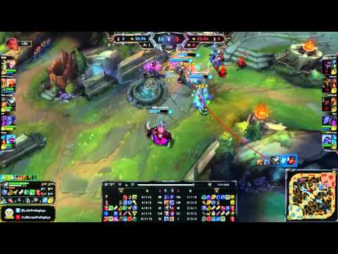 SKT T1 Faker Nidalee vs Elise, Rengar vs Wukong Jungle Ranked Challenger Korea 003