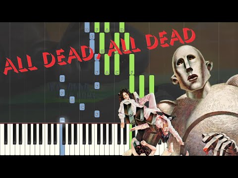 Queen - All Dead, All Dead Piano/Karaoke *FREE SHEET MUSIC IN DESC* (As Played by Brian May)