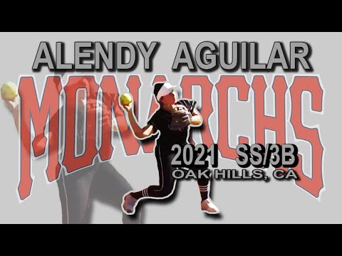2021 Alendy Aguilar Shortstop and Third Base Softball Skills Video - Monarchs