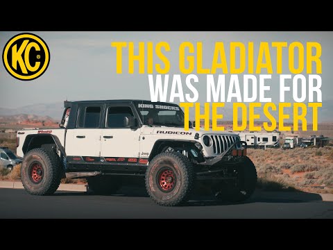 Mild to Wild: Jeep Gladiator Upgrade Featuring KC® FLEX ERA® 4 Dual-Mode Lights