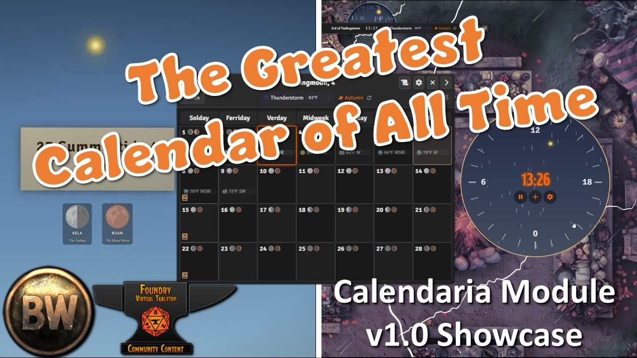 Calendaria Walkthrough