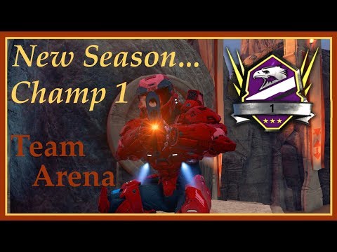 Champion 1 Team Arena Gameplay - Halo 5 Refuge CTF clutch plays
