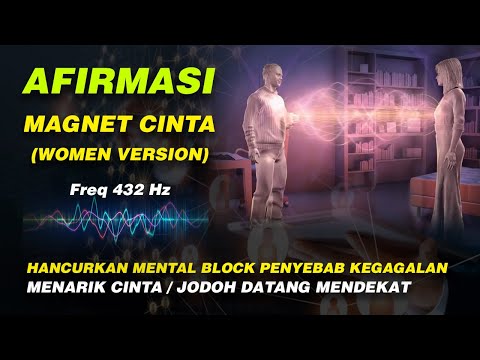 AFIRMASI / SUGESTI  MAGNET CINTA DAN MENARIK JODOH / PASANGAN  ( WOMEN VERSION ) Freq 432 Hz