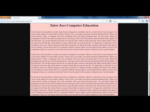 Image Alignment In CSS Tamil