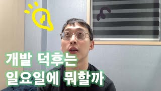 개발 덕후는 일요일 저녁에 무엇을 할까? 회사에 갖다받친 소중한 주말, 남은시간은 고작 4시간