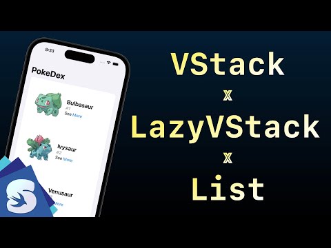 When is good to use LazyVStack vs VStack and List? #SwiftUI thumbnail