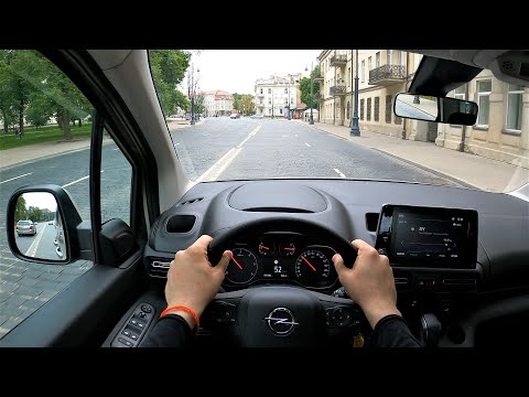 Opel Combo Life Comfort 130HP POV test drive. GoPRO test drives. Opel Combo road test.