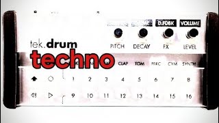 Video thumbnail for Minimal Techno on the Minijam Tek.Drum by Matt Greer Music