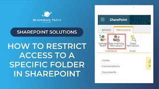 How to restrict access to a specific folder in SharePoint Online