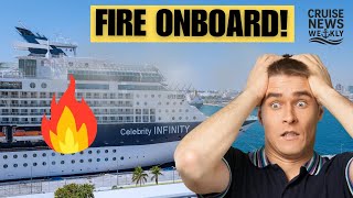 Cruise News FLASH: Fire on Celebrity Infinity, Broadway at Sea & Pensioner Denied Boarding
